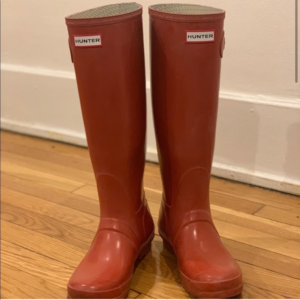 Red Hunter Boots